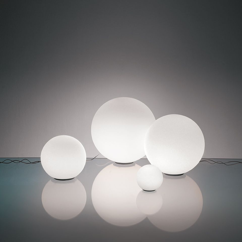 Круглые лампы в дизайне интерьера