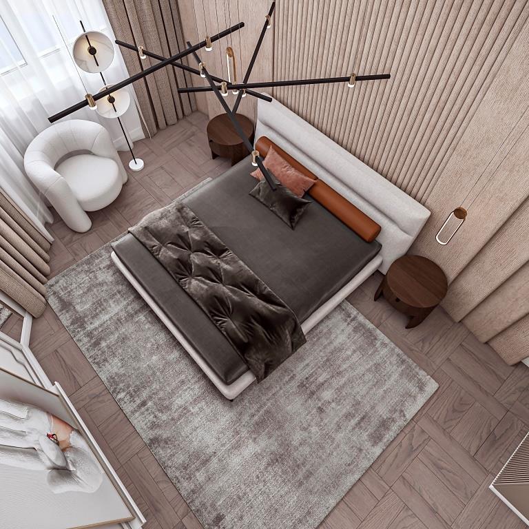 дизайн интерьера спальни в Москве