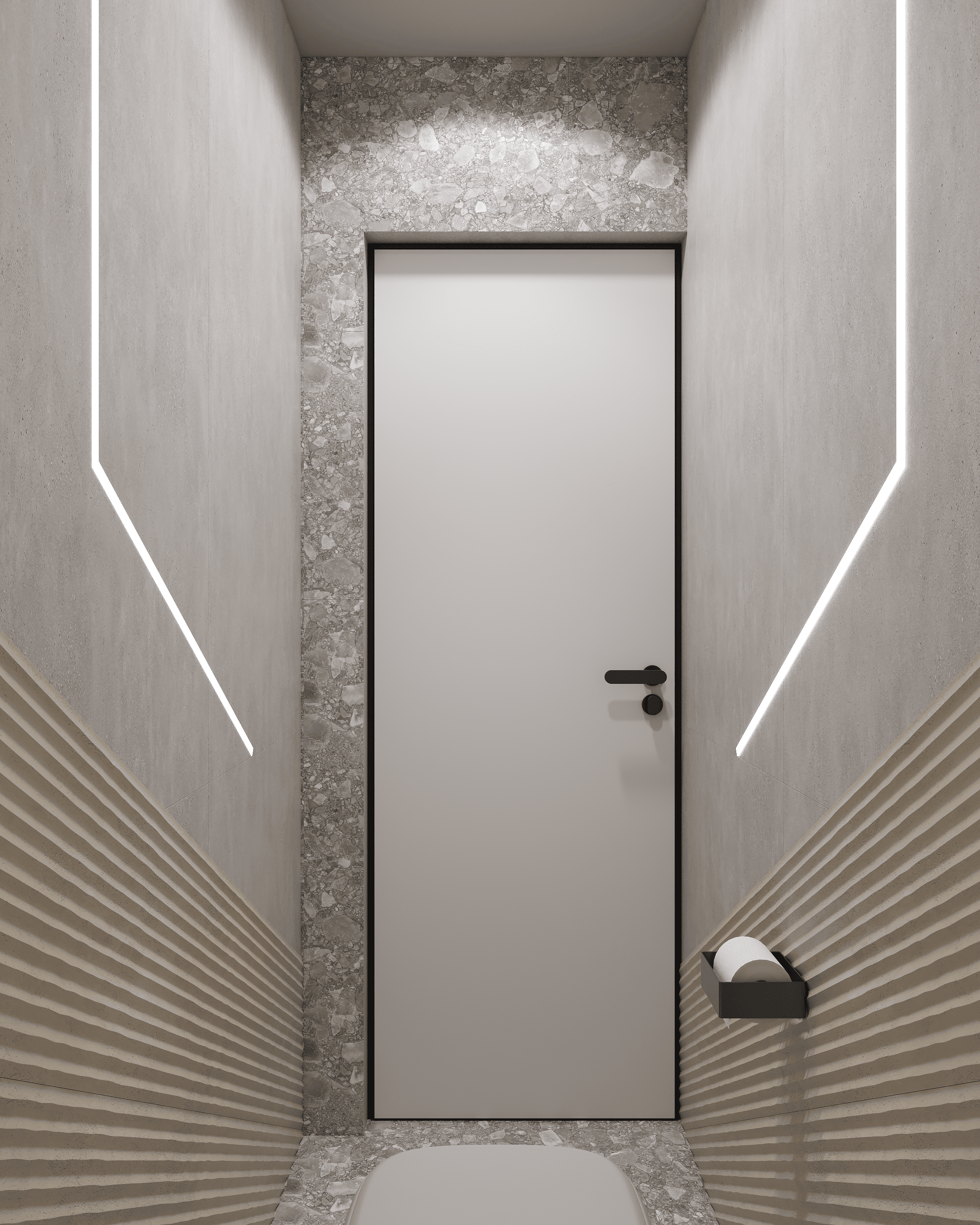 Дизайн-проект туалетной комнаты в Москве